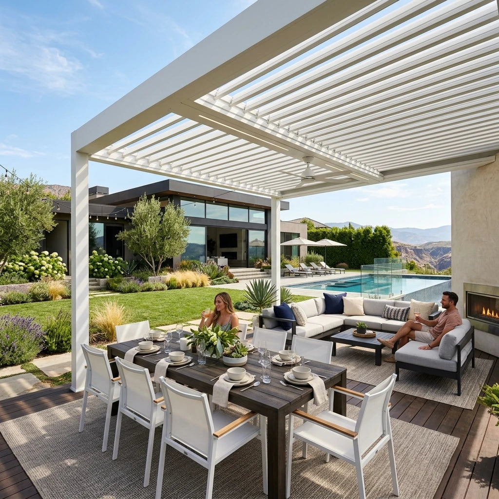 2026 户外生活升级：为什么电动凉亭（Electric Pergola）是您的终极选择？