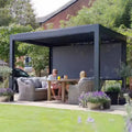 Aluminum Pergola with Integrated Zip Screens