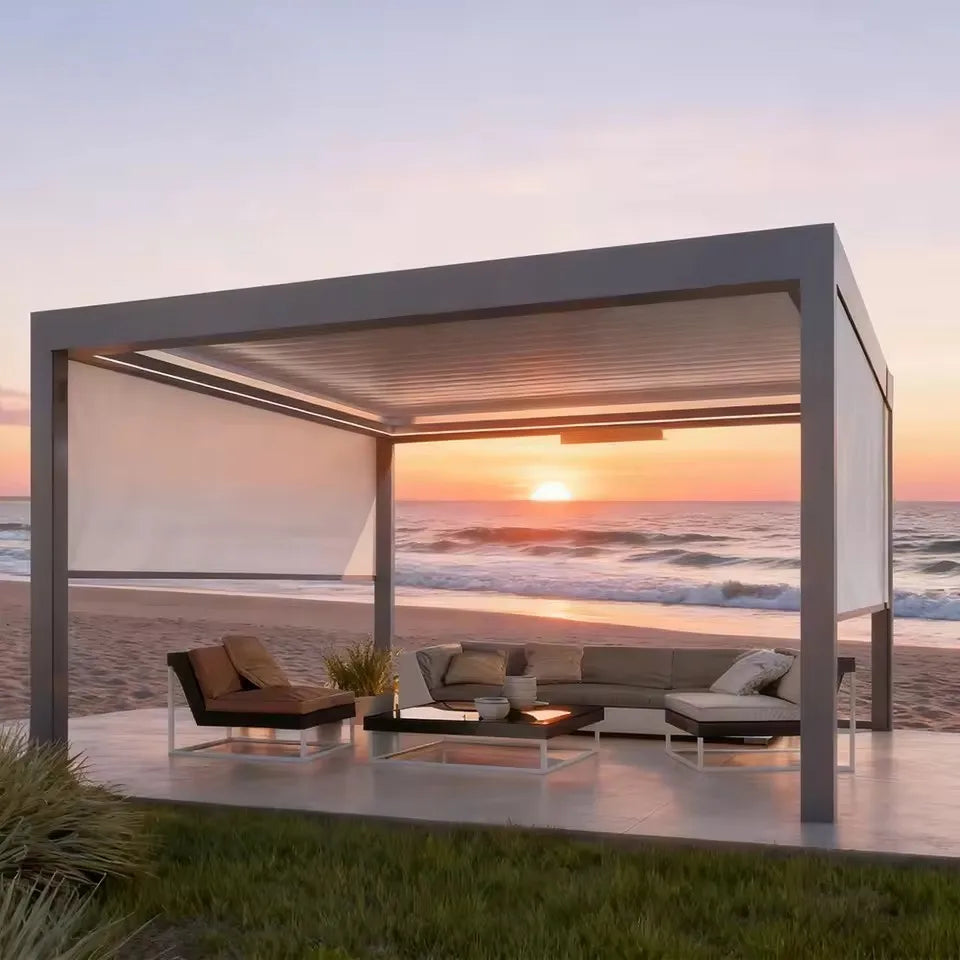 Premium Motorized Aluminum Louvered Pergola